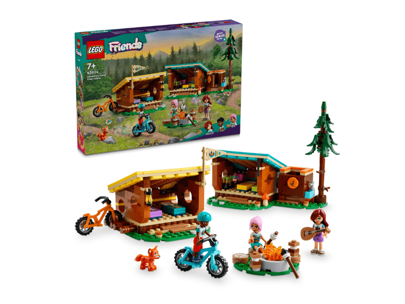 LEGO® Friends Ugodne kabine u avanturističkom kampu (42624)