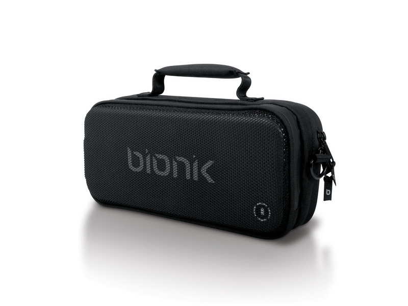 BIONIK Nintendo Switch & OLED Kiegészítő Power Communter Hordtáska Fekete+akku (BNK-9035)