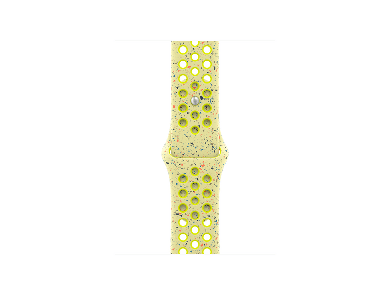 Apple Watch 42 mm-es neonzöld csobbanás Nike sportszíj, M/L (MGAA4ZM/A)