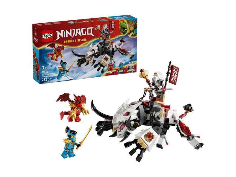 LEGO® Ninjago® Zilvar és Grimtak, a sárkányszörny (71863)