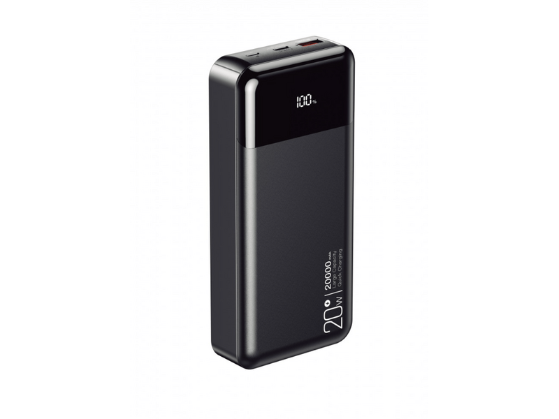 Cellect Power bank PR192 PD20W,20000mAh, fekete (CEL-PBANK-PR192-BK)