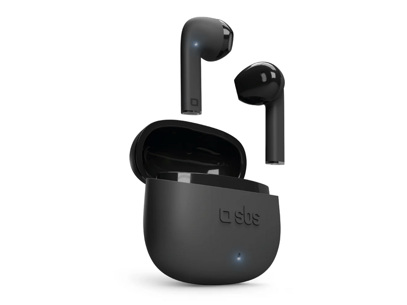 SBS TWS One Color fülhallgató, fekete (TEEARTWSCOLK)