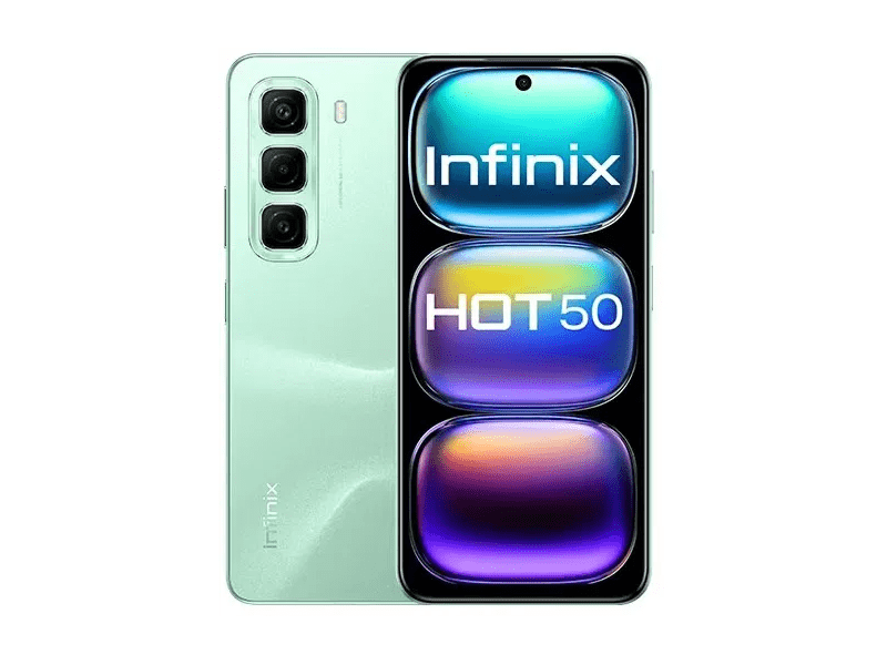 Infinix Hot 50 8/128GB pametni telefon, zeleni (X6882SG128)