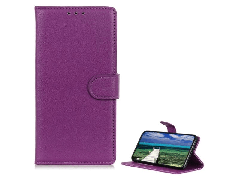 Gigapack GP-146749 Honor 90 Lite 5G bőr hatású flip tok, lila