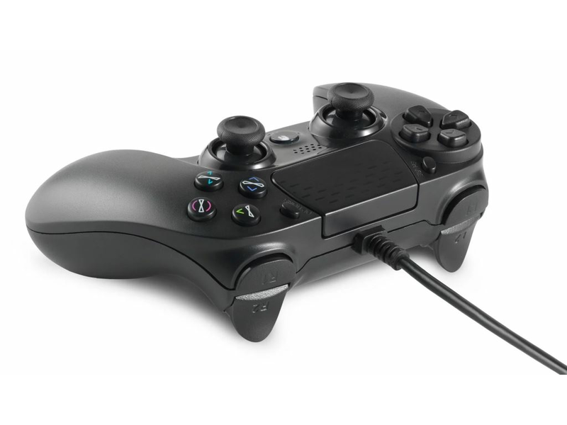 PS4 Spartan Gear-Hopl. WiredContr. Black