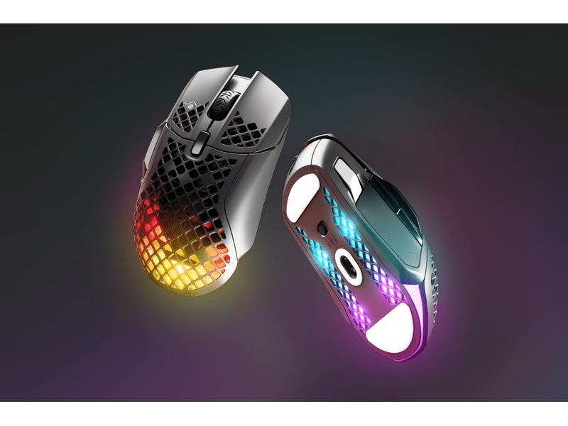 SteelSeries Aerox 5 WL Wireless Gaming Egér, fekete (62406)