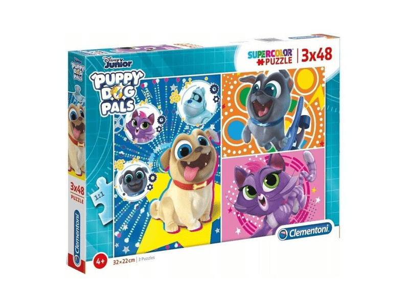 Clementoni Kutyapajtik 3x48 db-os puzzle