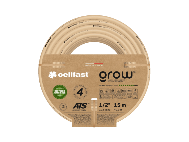 Cellfast Grow 4 rétegű locsolótömlő 1/2