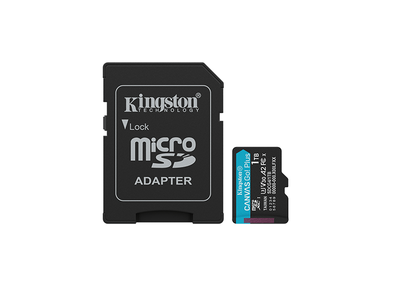 Kingston Canvas Go Plus microSD kártya, 1 TB (SDCG4/1TB)