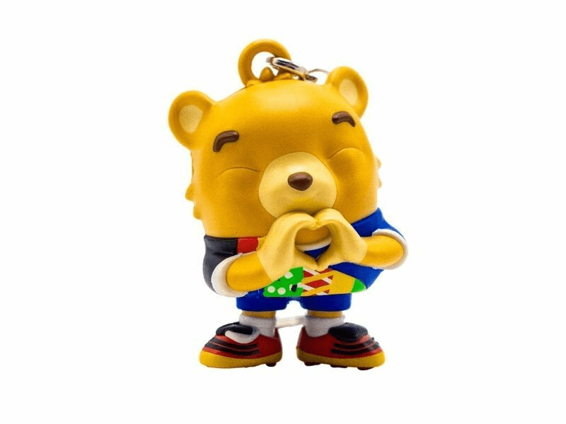 UEFA 2024 Albert kabalafigura kulcstartó