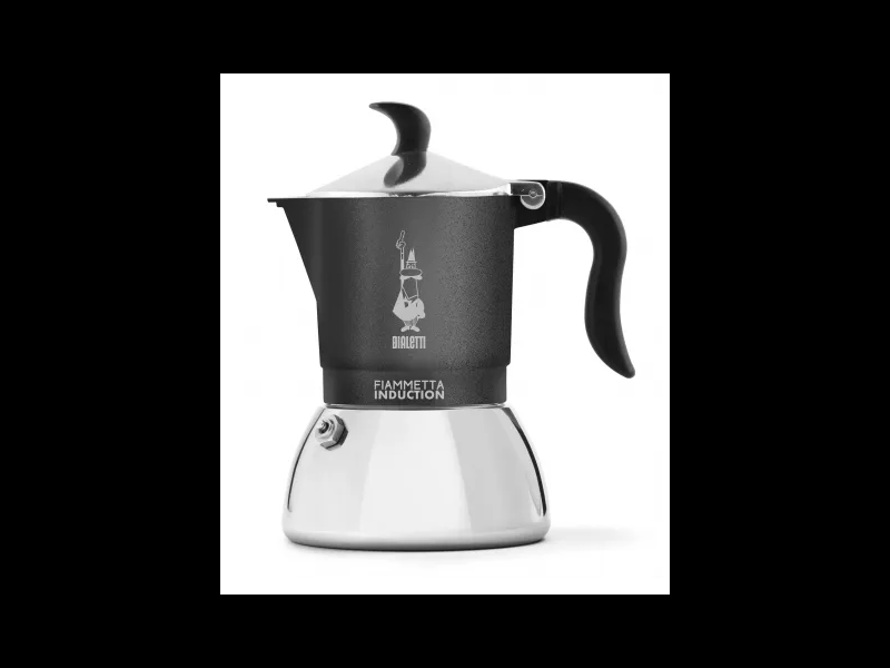 Bialetti Fiammetta indukciós kotyogós kávéfőző 4 adag, szürke (7145)