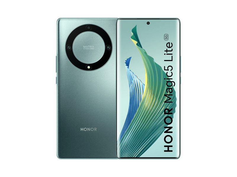 HONOR Magic5 Lite 256/8GB Okostelefon, Smaragdzöld