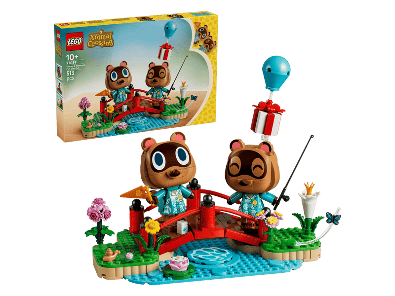 LEGO® Animal Crossing™ Timmy és Tommy vidám kirándulása (77059)