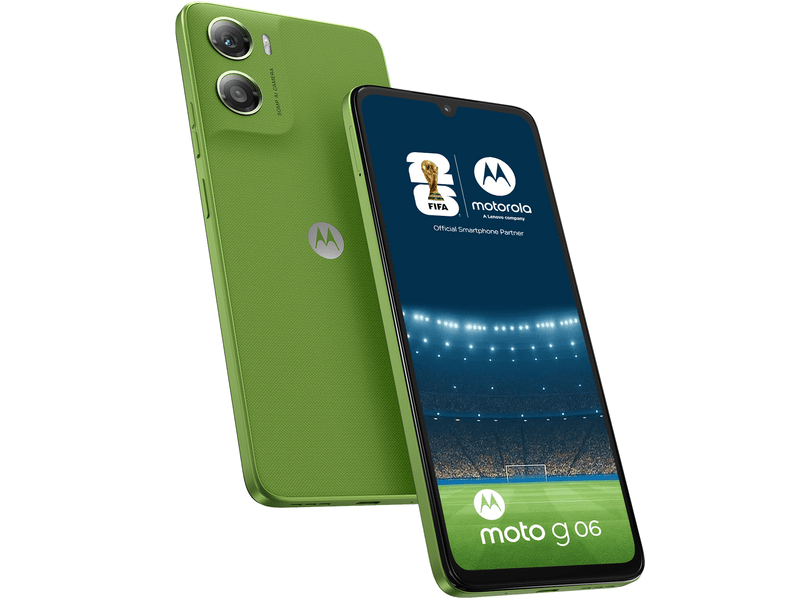 Motorola Moto G06 4/64GB Okostelefon, Pantone Tendril (PBA20006RO)