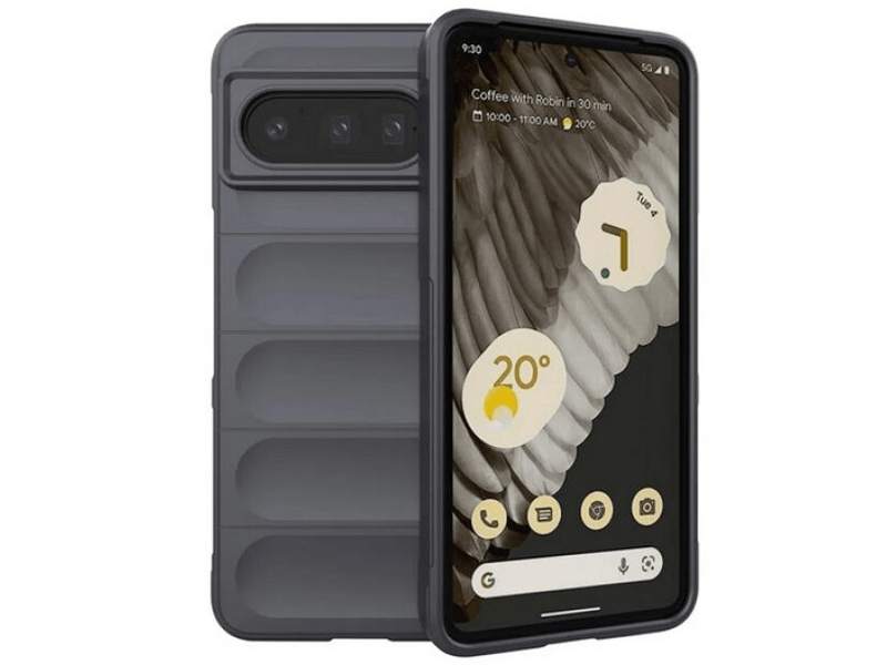 Gigapack Google Pixel 8 Pro Szilikon tok, szürke (GP-158467)