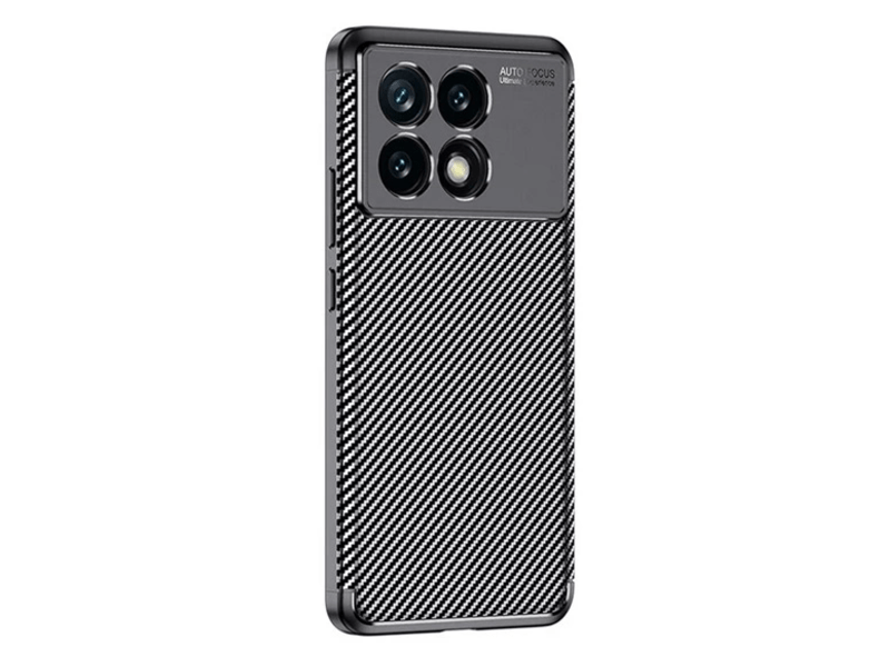 Gigapack Xiaomi Poco X6 Pro Szilikon tok, fekete (GP-155500)