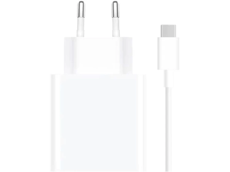 Xiaomi 33W Charging Combo Hálózati adapter + USB-C kábel, fehér (BHR9956EU)