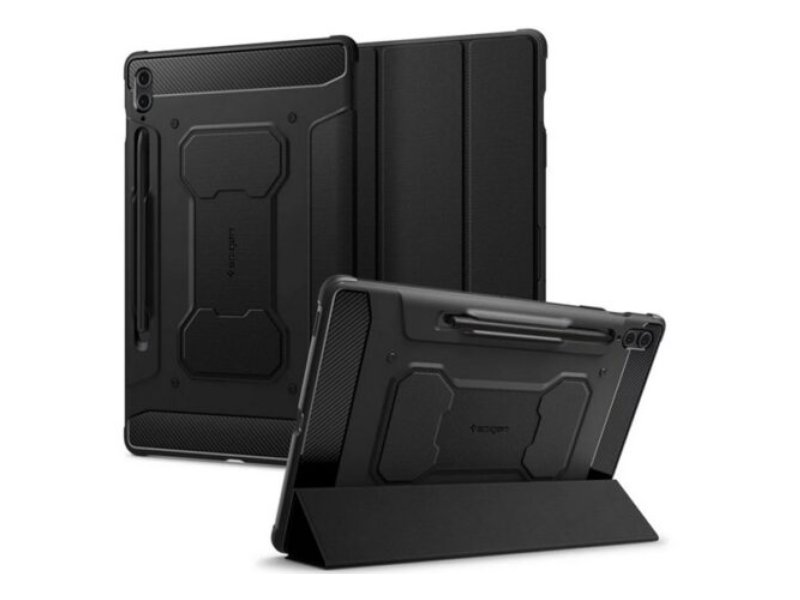 Spigen Samsung Galaxy Tab S9 Plus LTE Flip tok, fekete (ACS06856)