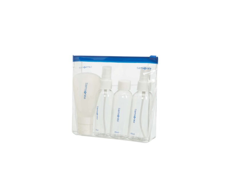 Samsonite utazó palackszett 4 db, átlátszó