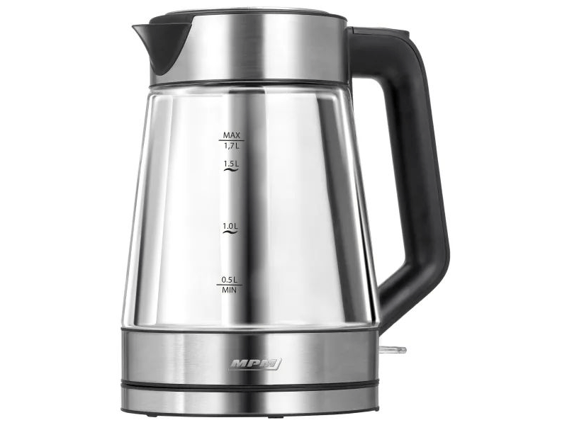 MPM MCZ-122 Vízforraló, 1.7l, üveg-króm