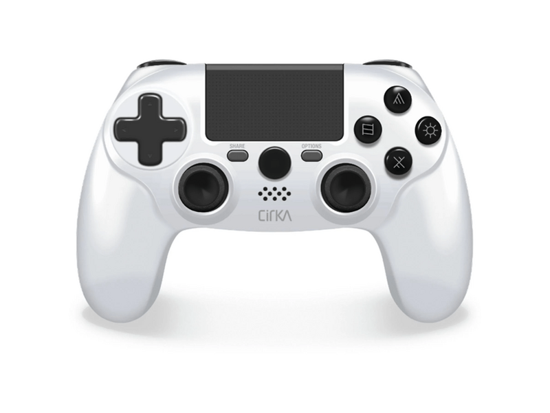 Cirka NuForce PlayStation 4 bežični kontroler, bijeli (M07526-WH)