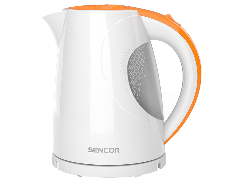 Vízforraló, 2200W, 1.5L, fehér/narancs