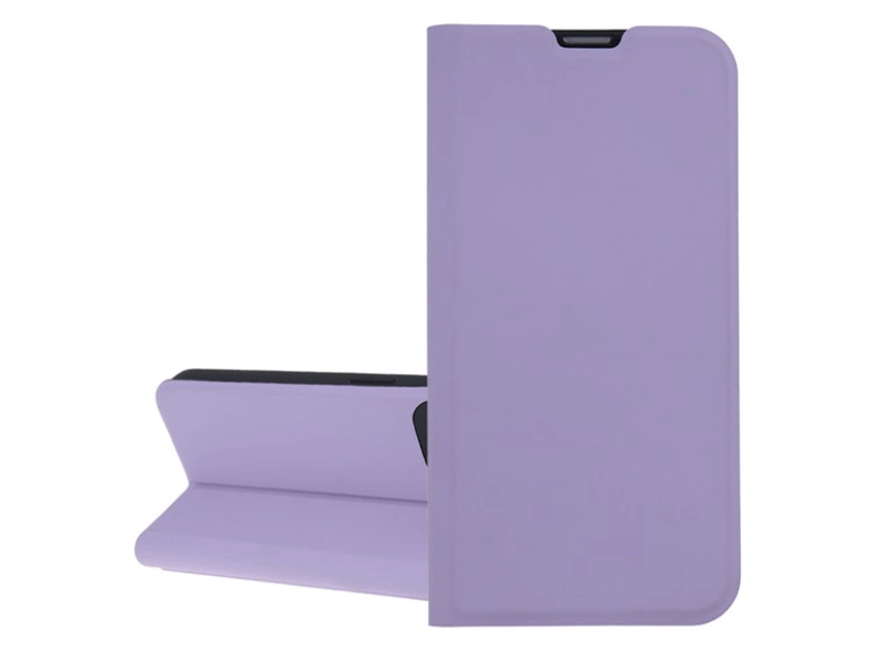 Gigapack iPhone 16 bőr hatású szilikon telefonvédő tok, lila (GP-160300)