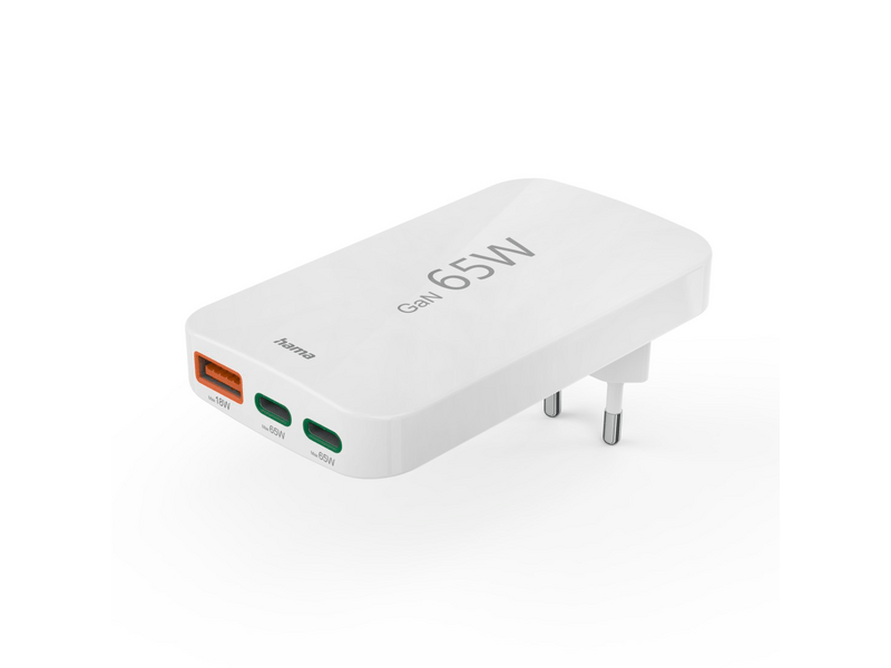 Hama Összehajtható hálózati töltő, 65W (201976)