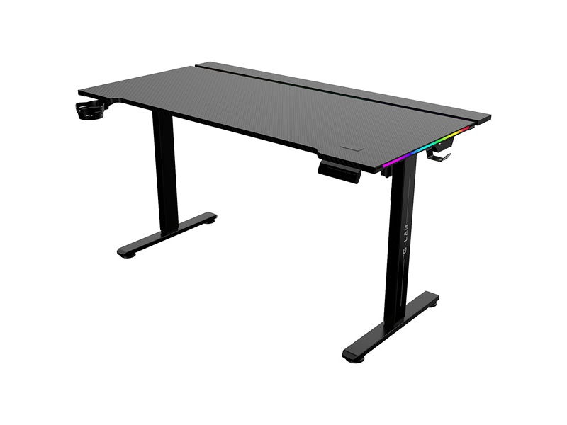 The G-Lab K-Desk Platinium Gamer asztal, 140x75cm