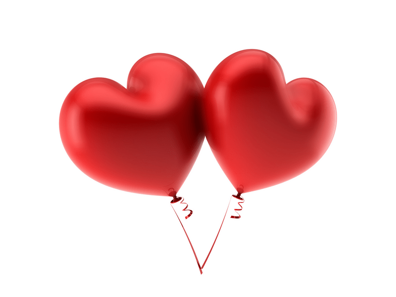 Family 56103H Szív alakú lufiszett, 12 db