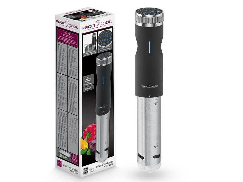 ProfiCook PC-SV 1126 Sous vide, rozsdamentes acél/fekete
