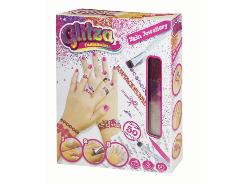 Glitza Fashionista csillámtetkó - Skin Jewellery szett (GLI 07683)