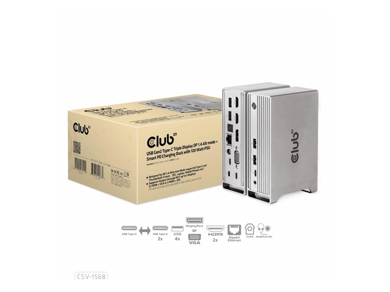 Club 3D CSV-1568 Dokkoló
