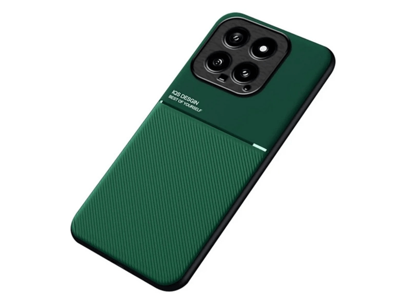 Gigapack Xiaomi 14 Szilikon tok, sötétzöld (GP-155398)