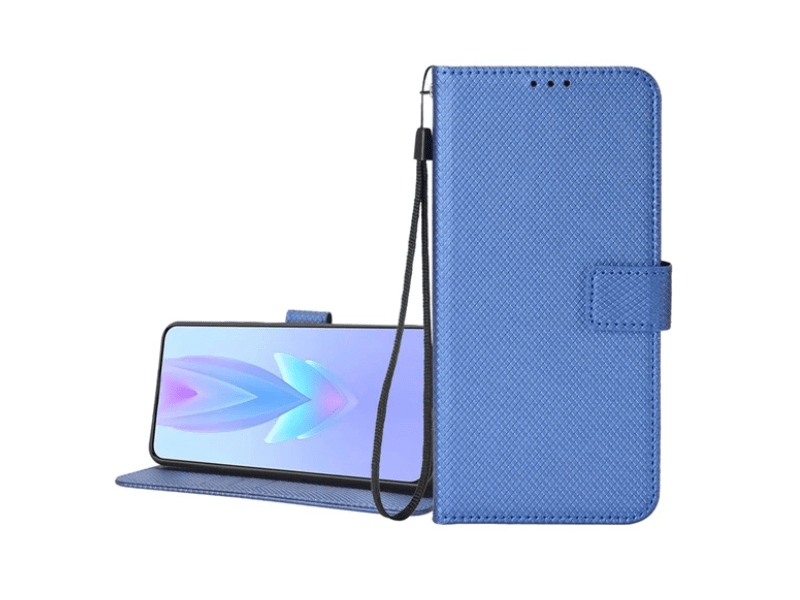 Gigapack T Phone 2 Pro 5G Bőr hatású flip tok, kék (GP-159028)