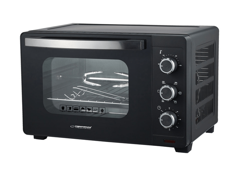 Esperanza EKO006N Napoli Mini sütő, 25l, fekete