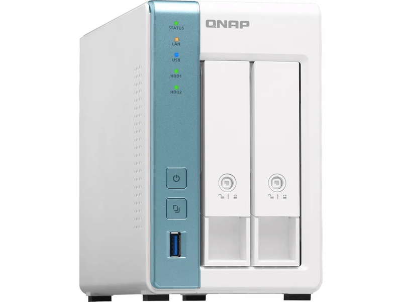 NAS,2fiók,2GB RAM,100/1000,2.5Gbe,USB