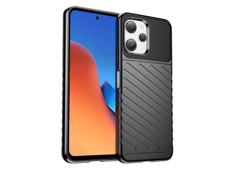 Gigapack Xiaomi Redmi 12 Szilikon mobilteleon tok, fekete (GP-144266)