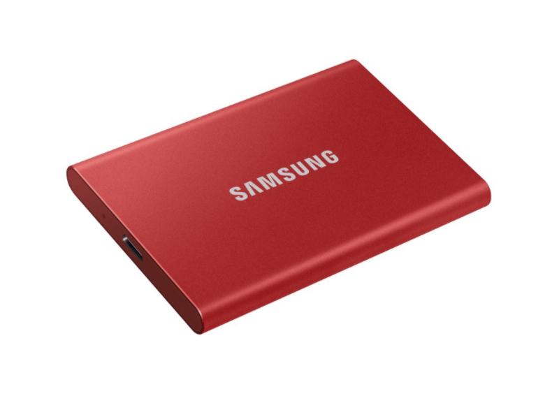 Samsung 500GB T7 külső SSD meghajtó piros (MU-PC500R)