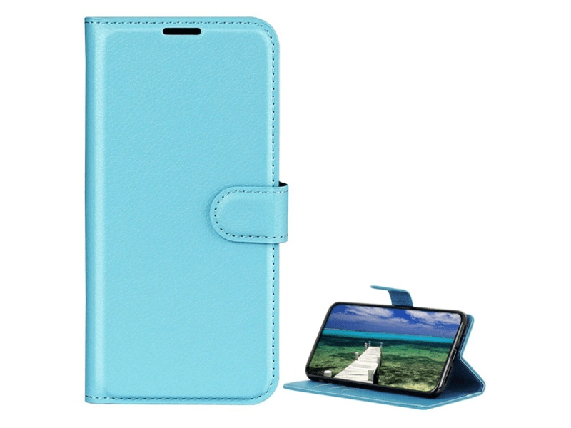Gigapack Honor 200 Lite Bőr hatású flip tok, kék (GP-157677)