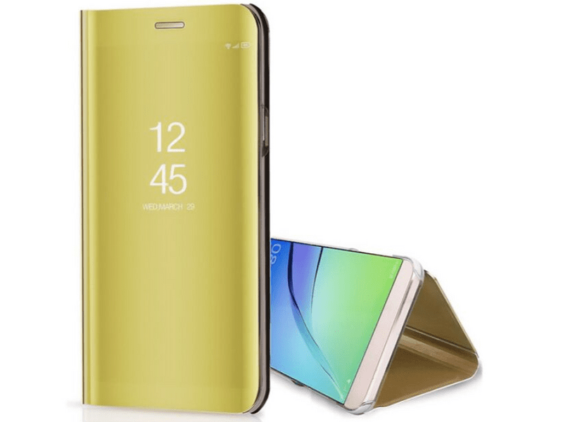 Gigapack Xiaomi Poco F6 Pro Aktív flip tok, arany (GP-159621)