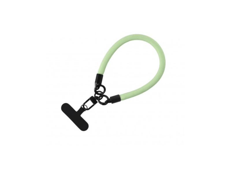 Cellect Szövet csuklópánt telefon tokhoz, zöld (CEL-STRING-FAB-PGR)