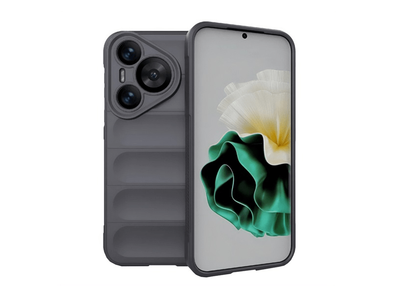 Gigapack Huawei Pura 70 Szilikon tok, sötétszürke(GP-158621)