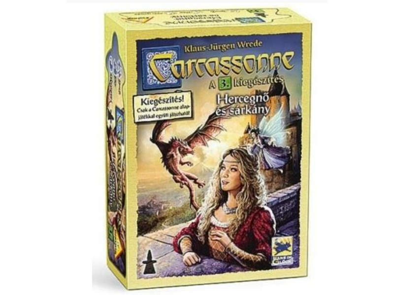 Piatnik Carcassonne 3. kiegészítő - Hercegnő és sárkány (PTK794698)