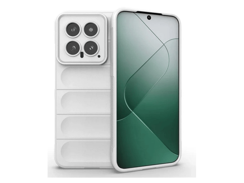 Gigapack Xiaomi 14 Szilikon tok, fehér (GP-155477)
