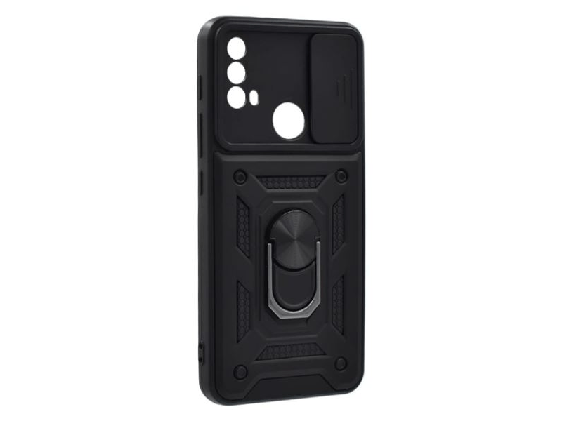 Gigapack Motorola Moto E20/E30/E40 Defender szilikon telefonvédő tok, fekete (GP-138559)