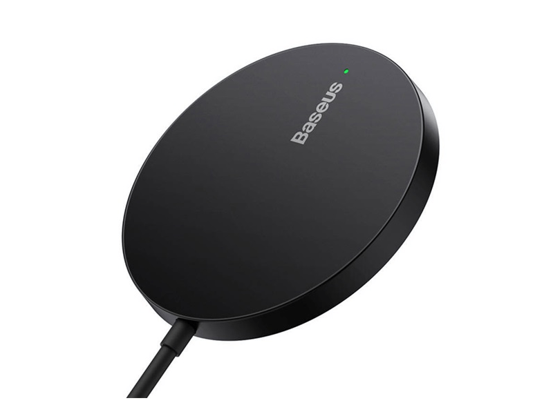 Baseus Simple Mini3 Magnetic vezeték nélküli töltő 15W, fekete (CCJJ040001)