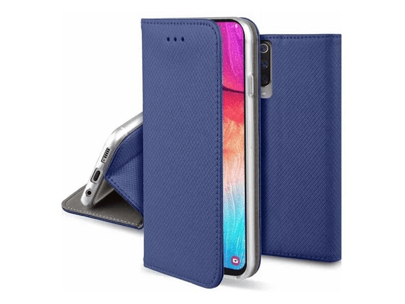 Gigapack Infinix Hot 40 Pro Bőr hatású flip tok, kék (GP-159173)