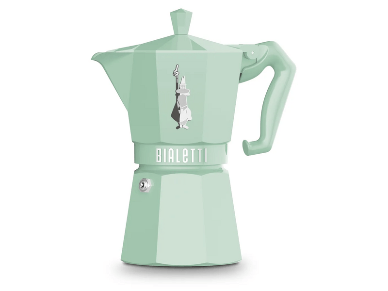 Bialetti Moka Exclusive kotyogós kávéfőző, 6 adag, zöld (9058)