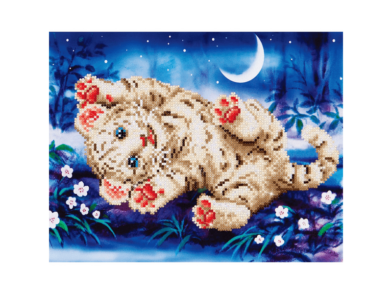 Diamond Dotz gyémántfestő DD5 Kis tigris